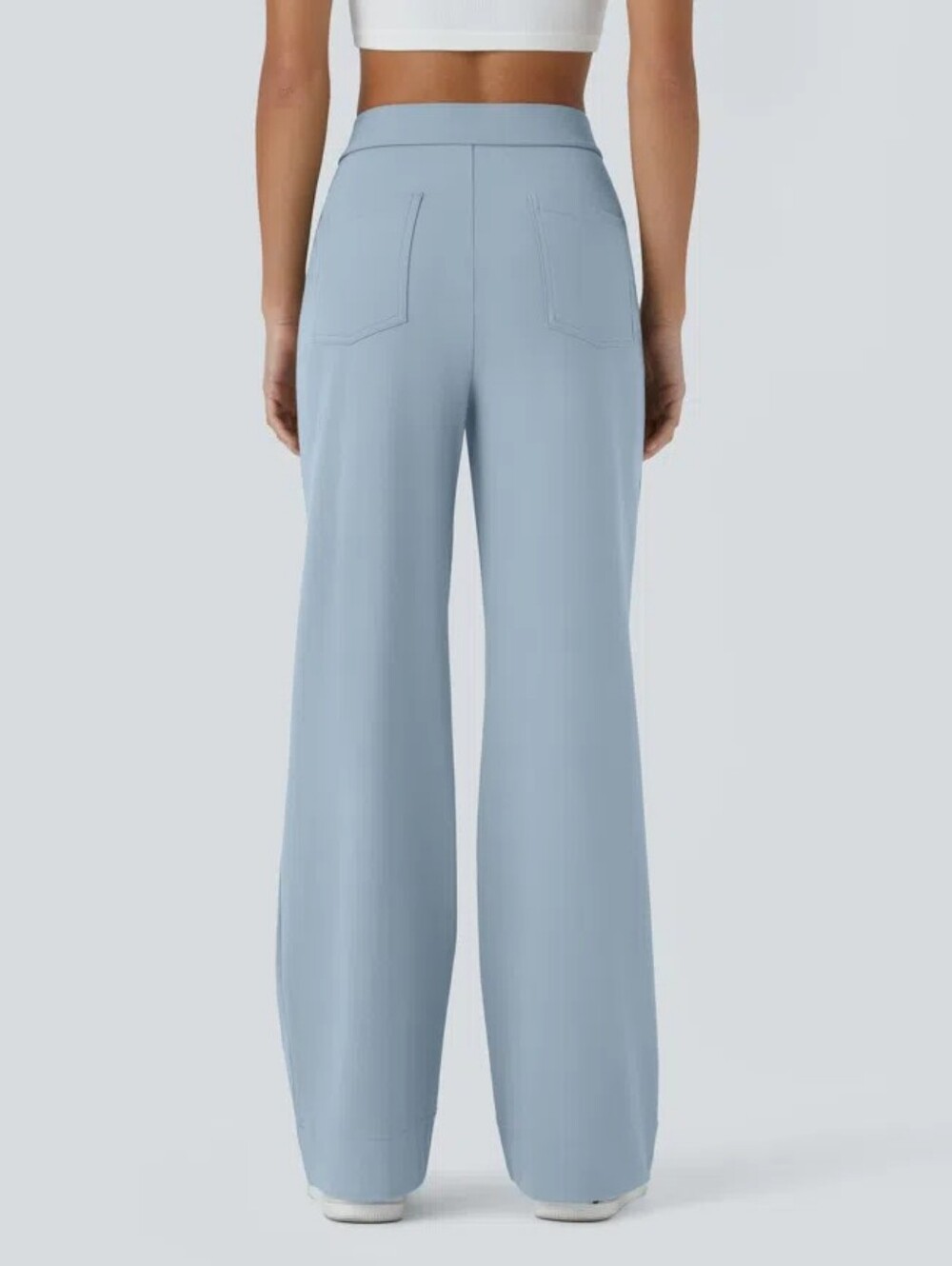NWOT Halara DayStretch Blue Faux Button Pants Size M - Picture 3 of 8